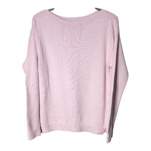 Ines de la Fressange Uniqlo Collab Pink Knit‎ Boatneck Sweater Size M NWOT